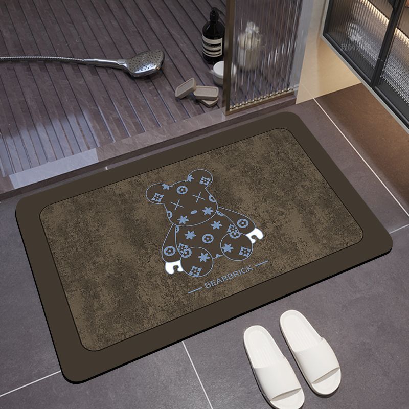 เสื่อปูพื้นกันลื่นไดอะตอมเนื้อนุ่ม/6 สี