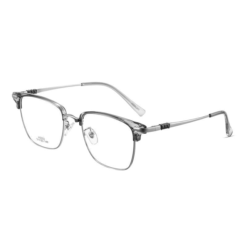 แว่นครึ่งกรอบคิ้วสไตล์เรโทร/5 สี