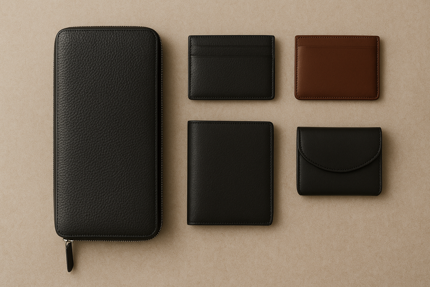 男裝錢包、皮夾及小型皮件總覽