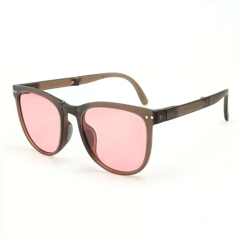 Folding air cushion pocket sunglasses/6 colors