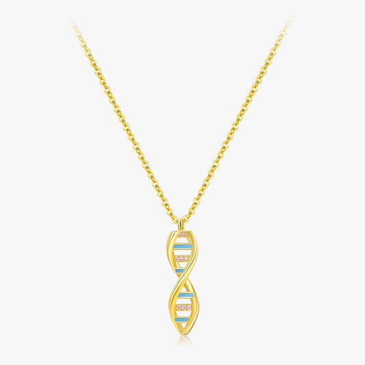 微鑲鑽DNA螺旋分子鎖骨鏈