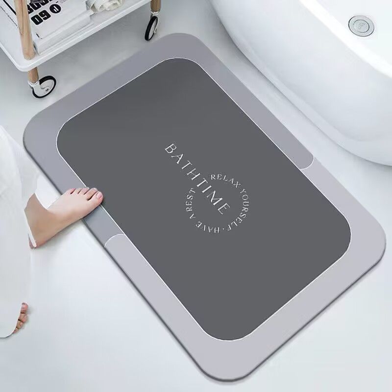 พรมปูพื้นไดอะตอมแบบเรียบง่าย แห้งเร็ว ดูดซับน้ำ กันลื่น และป้องกันสิ่งสกปรก / 11 สี