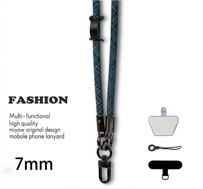 Multifunctional crossbody mobile phone lanyard