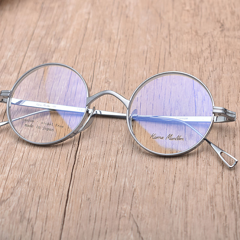 แว่นตาทรงกลมน้ำหนักเบาพิเศษ ไทเทเนียมแท้จากญี่ปุ่น / 4 สี