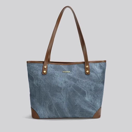 時尚質感手提單肩通勤托特包/3色