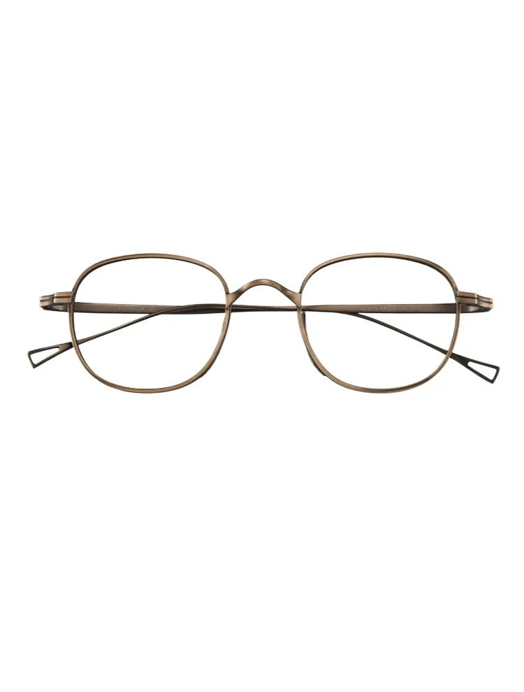 Pure titanium light retro literary frame 