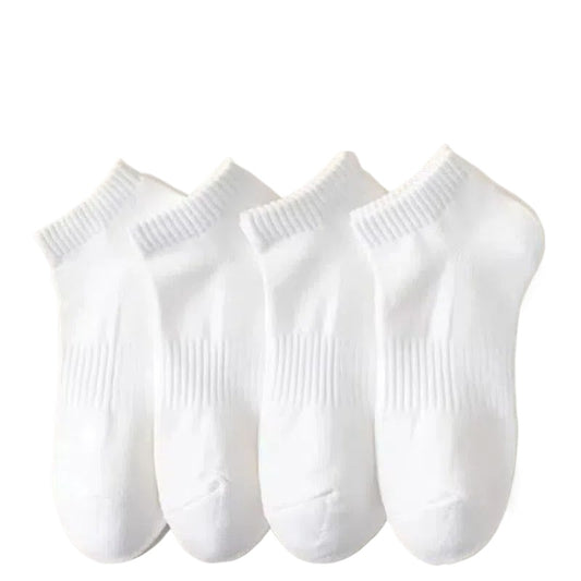 四季款吸汗透氣運動黑白短襪/2色