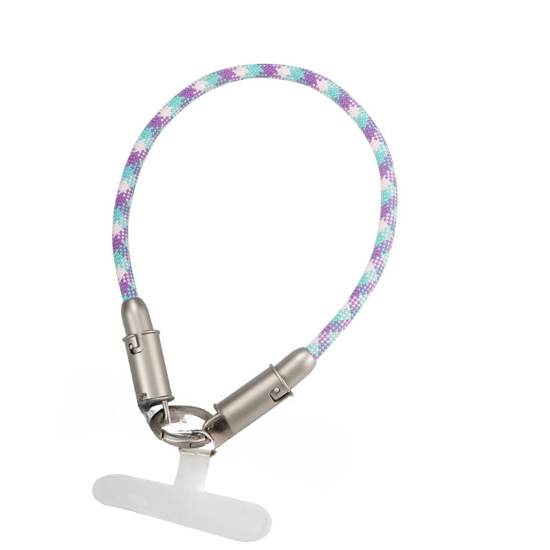 สายคล้องโทรศัพท์แบบคล้องไหล่ป้องกันการสูญหาย 2-in-1 / 4 สี