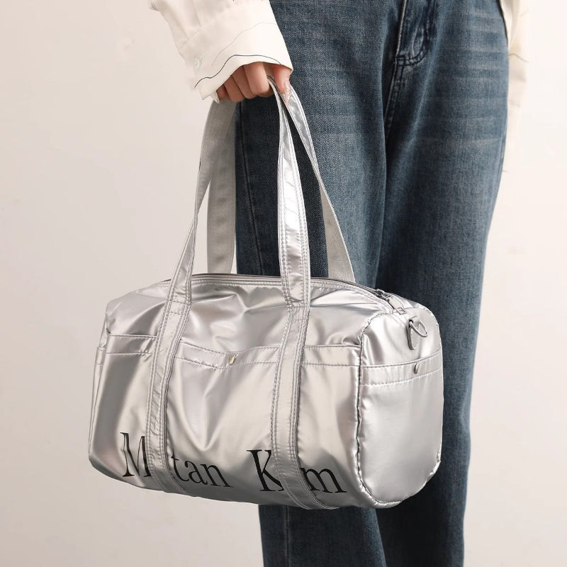 กระเป๋าเดินทางแบบถือขึ้นเครื่องลายตัวอักษรหรูหราน้ำหนักเบาทันสมัย/2 สี