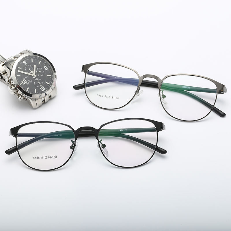 กรอบทรงกลมโลหะผสมไททาเนียมน้ำหนักเบาสำหรับธุรกิจ/3 สี