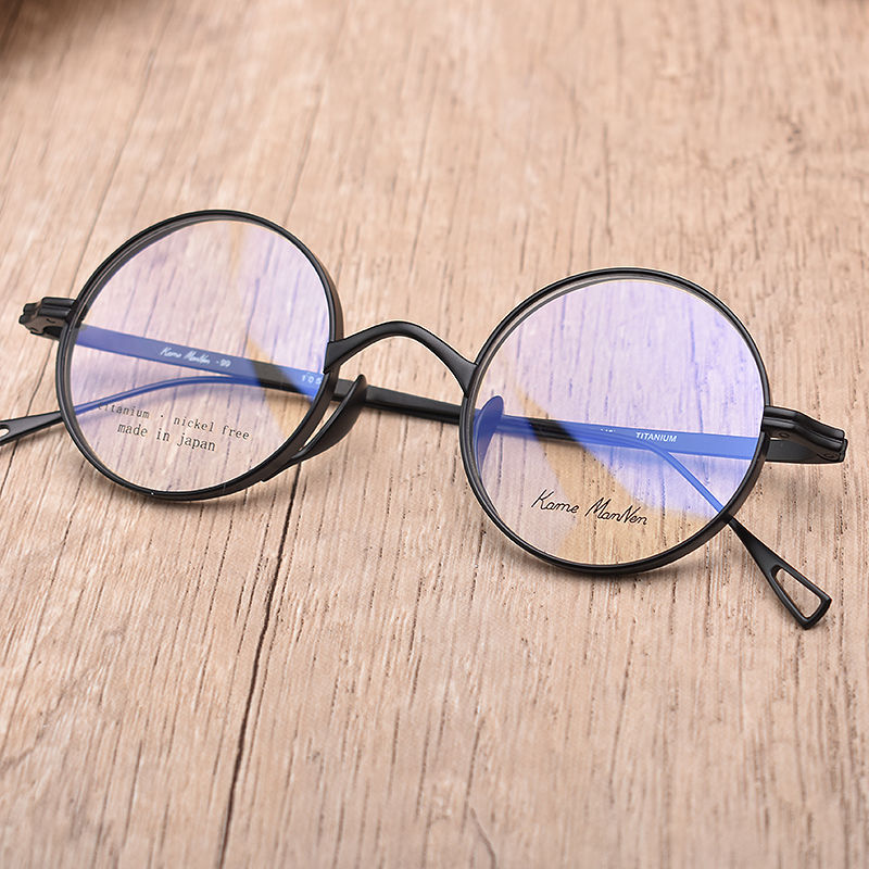 แว่นตาทรงกลมน้ำหนักเบาพิเศษ ไทเทเนียมแท้จากญี่ปุ่น / 4 สี
