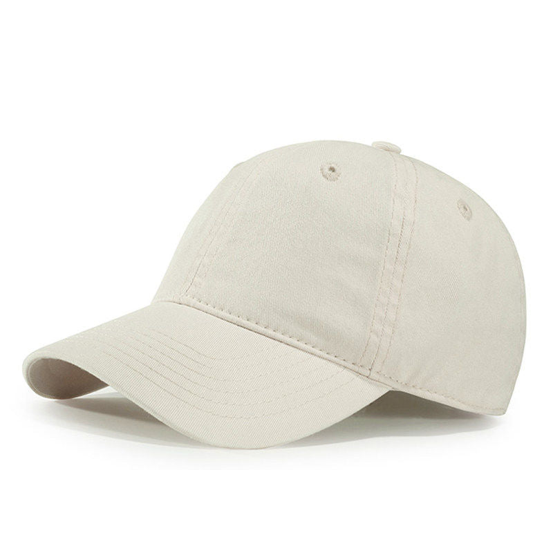 หมวกเบสบอลแบบนิ่มสีพื้นอเนกประสงค์ลำลอง/8 สี