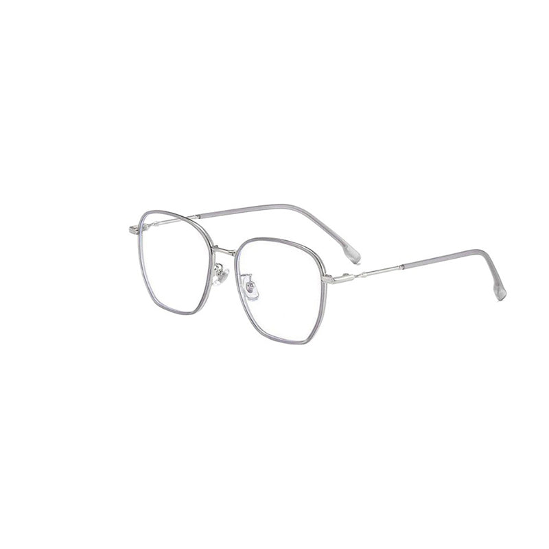 氣質超輕復古多邊形眼鏡框/5色