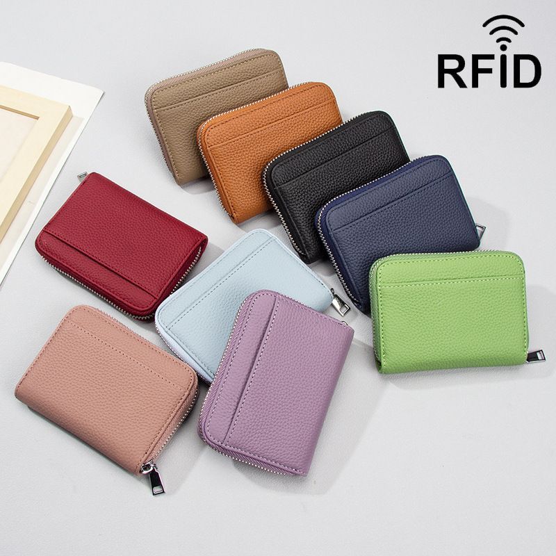 ที่ใส่เหรียญเงินลิ้นจี่ญี่ปุ่น/9สี