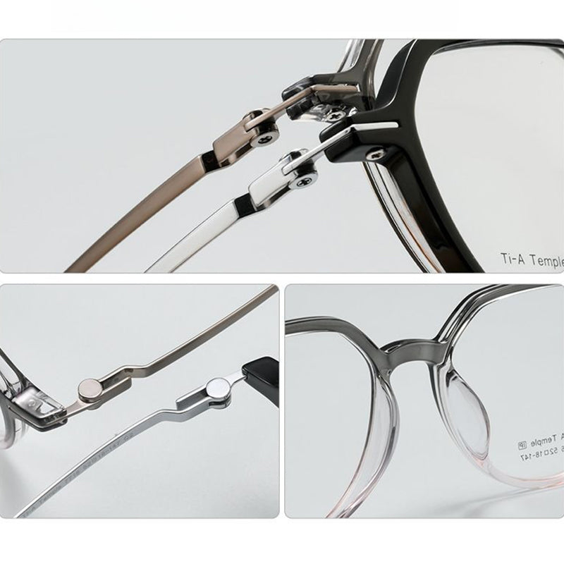 平衡配重TR純鈦多邊形鏡框/7色