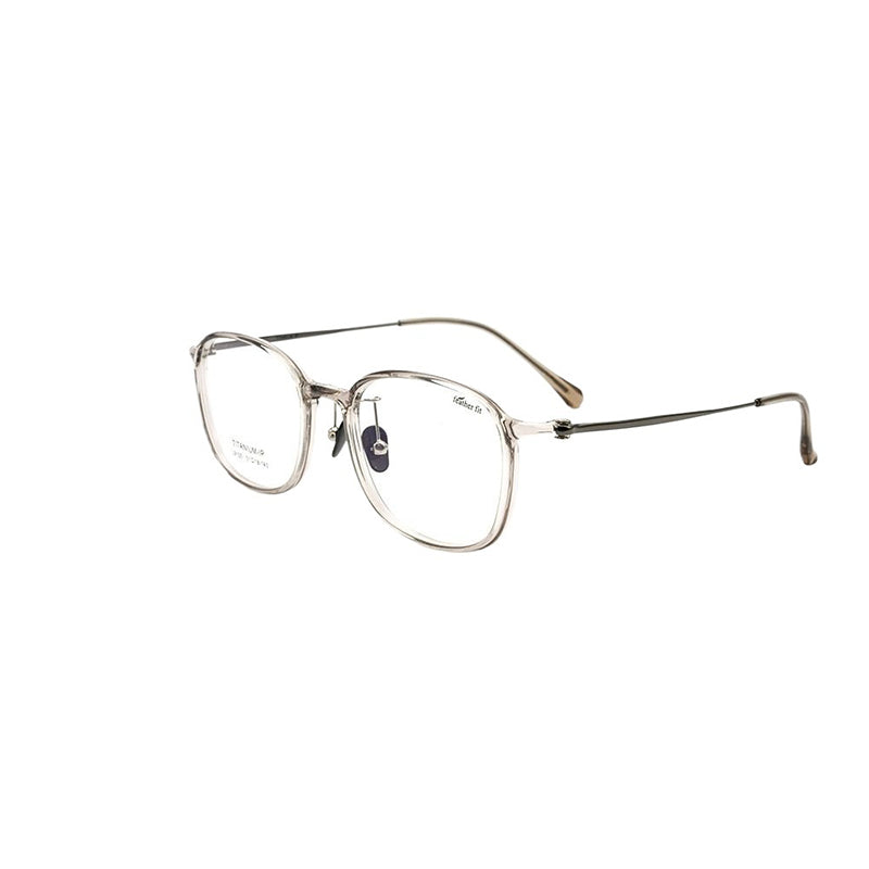 Ultra-Lightweight Classic Feather-Titanium Round Frame / 6 Colors