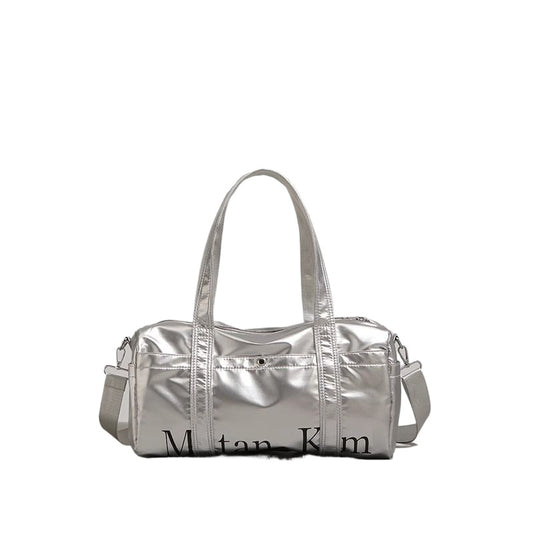 時尚輕奢字母手提運動旅行登機包/2色