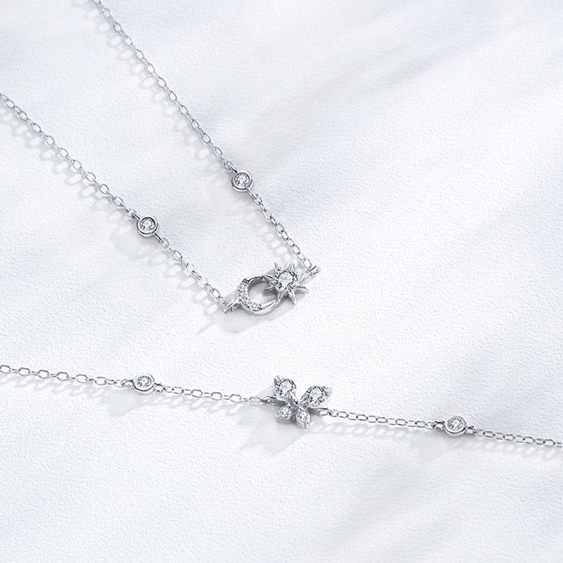 Papillia สร้อยข้อมือคริสตัลลายผีเสื้อ