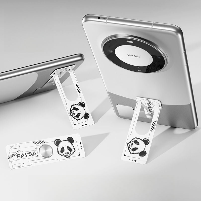 ที่วางโทรศัพท์มือถือแบบโลหะหมุนได้บางเฉียบพับได้มองไม่เห็น / 9 สี