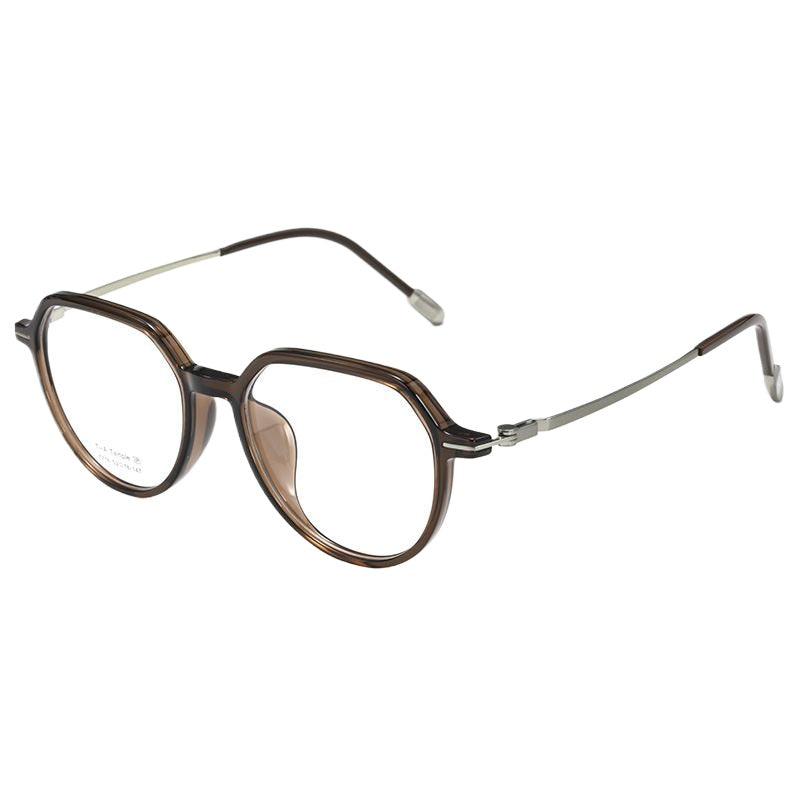 平衡配重TR純鈦多邊形鏡框/7色