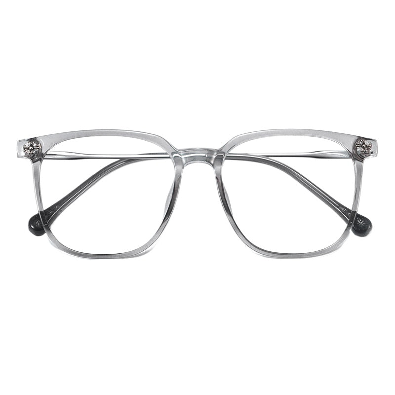 กรอบทรงสี่เหลี่ยมใสน้ำหนักเบาสไตล์เรโทร/3 สี