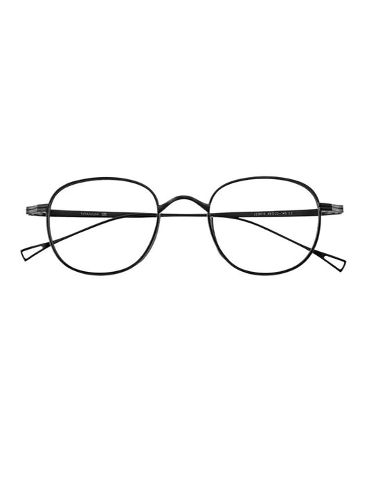 Pure titanium light retro literary frame 