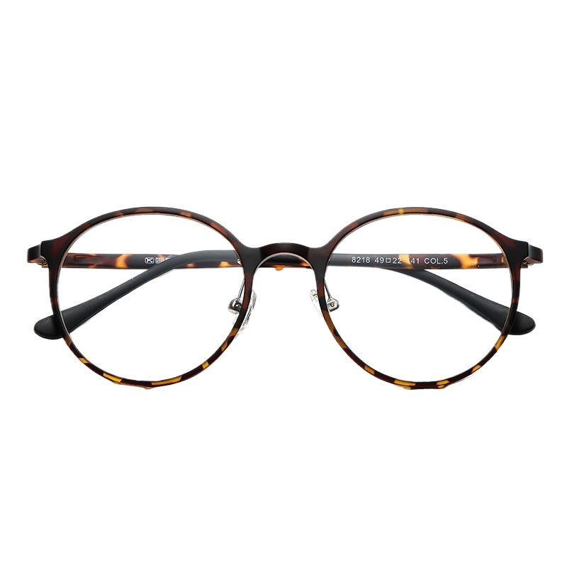 กรอบแว่นทรงกลมเล็ก TR90 เหล็กกล้าคาร์บอนทังสเตนน้ำหนักเบา/4 สี