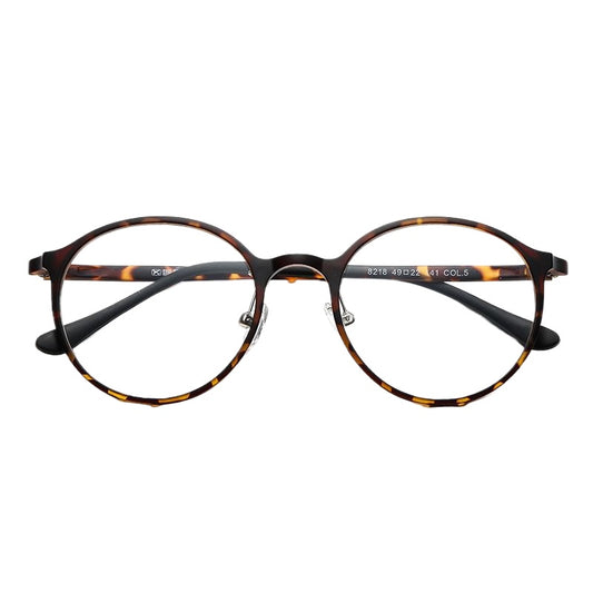 輕鎢碳塑鋼TR90小框圓形眼鏡框/4色