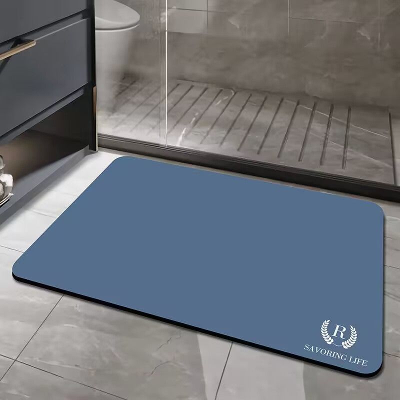 พรมปูพื้นไดอะตอมแบบเรียบง่าย แห้งเร็ว ดูดซับน้ำ กันลื่น และป้องกันสิ่งสกปรก / 11 สี