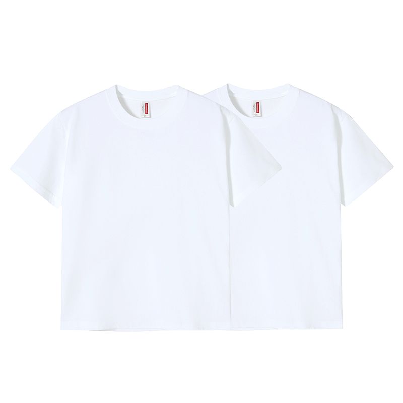 Round neck casual all-match plain cotton short T-sleeve / 8 colors