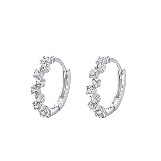 歐美輕奢鑲鑽設計耳環