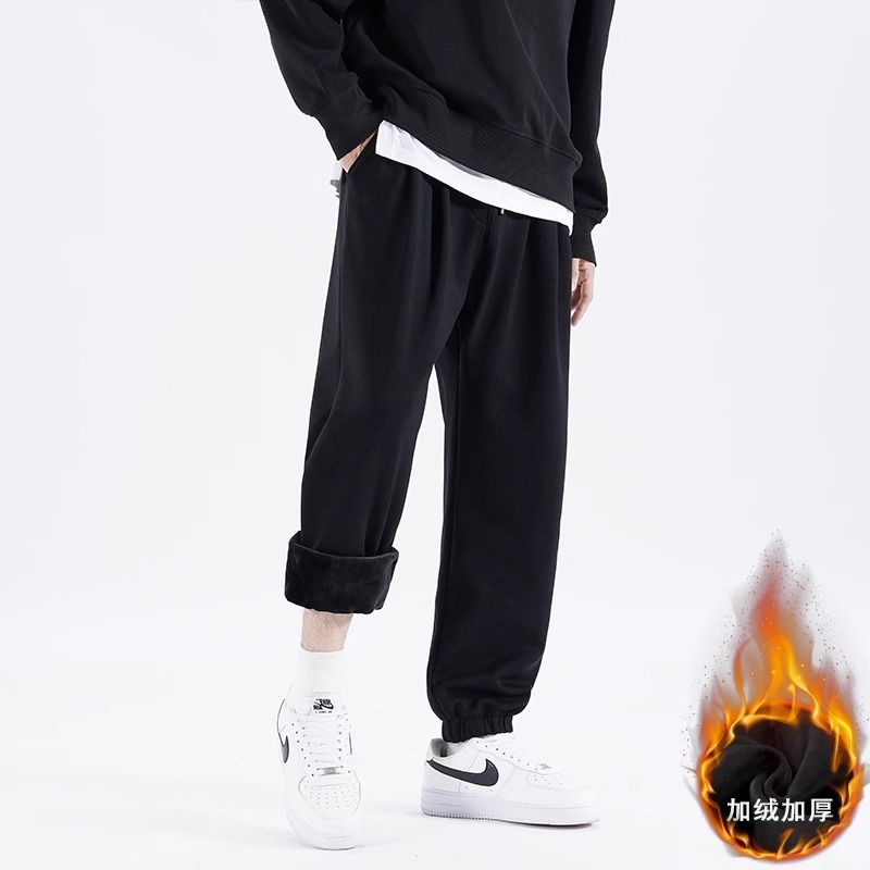 百搭休閒運動束腳衛褲/2色