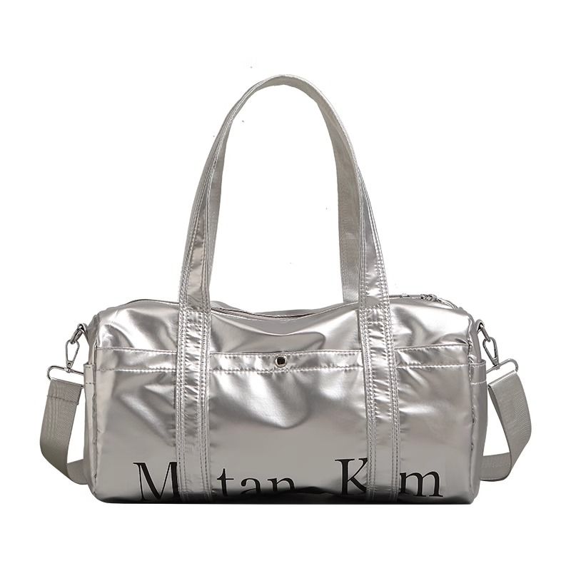 กระเป๋าเดินทางแบบถือขึ้นเครื่องลายตัวอักษรหรูหราน้ำหนักเบาทันสมัย/2 สี