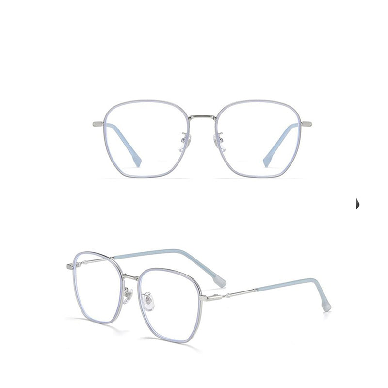 氣質超輕復古多邊形眼鏡框/5色