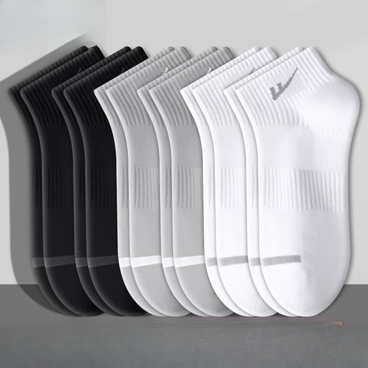 透氣吸汗網眼運動短棉襪/3色