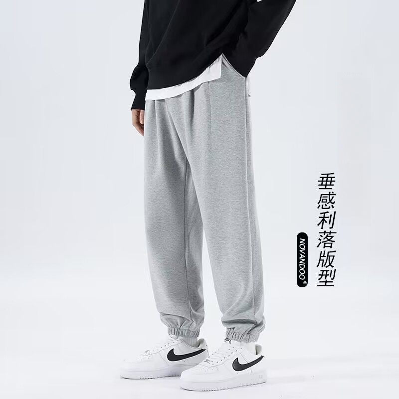 百搭休閒運動束腳衛褲/2色