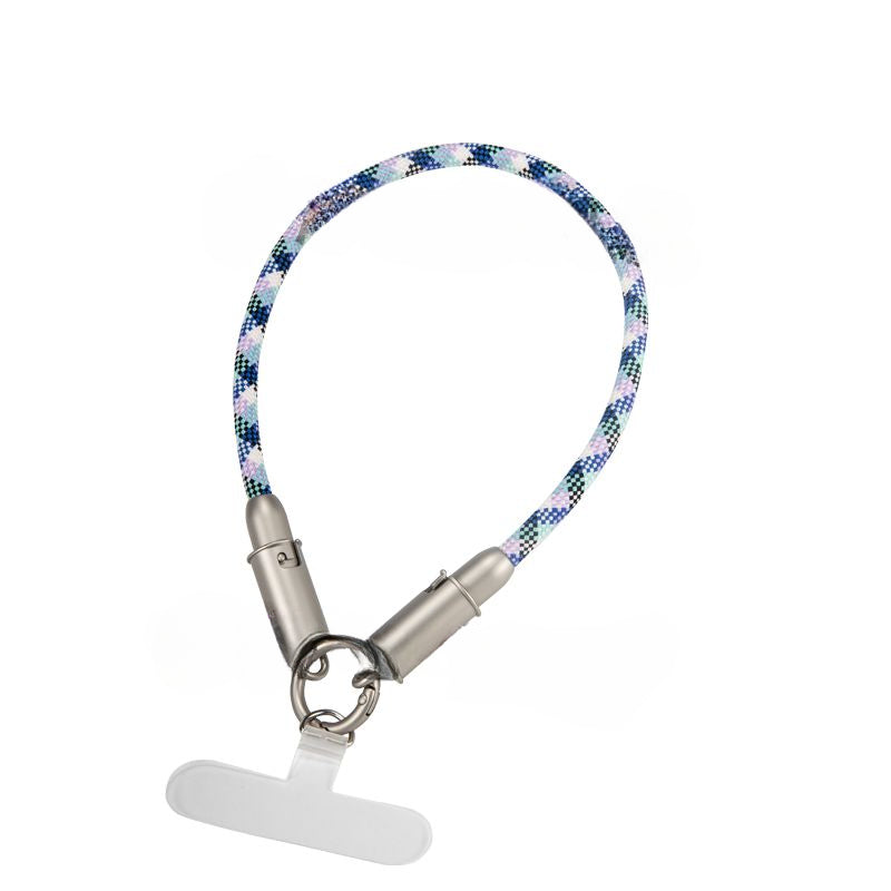 สายคล้องโทรศัพท์แบบคล้องไหล่ป้องกันการสูญหาย 2-in-1 / 4 สี