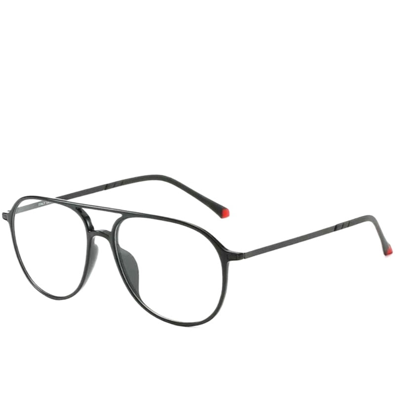 Ultra-light double-beam fashionable flight glasses frame/7 colors