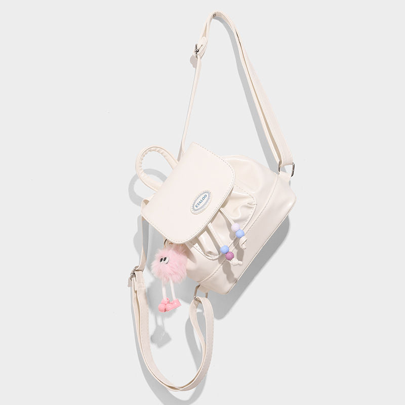 กระเป๋าเป้สะพายหลังมินิสไตล์ย้อนยุคแบบอเมริกัน / 3 สี