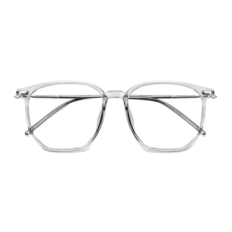 超輕修顏多邊形大方框眼鏡/4色