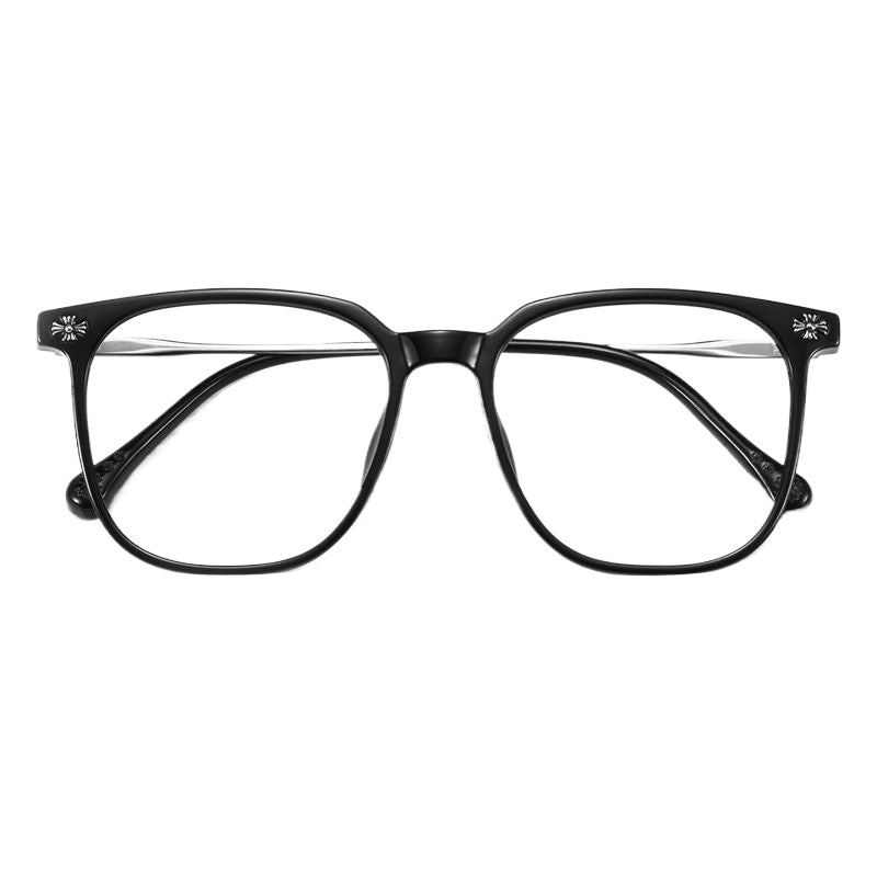 กรอบทรงสี่เหลี่ยมใสน้ำหนักเบาสไตล์เรโทร/3 สี