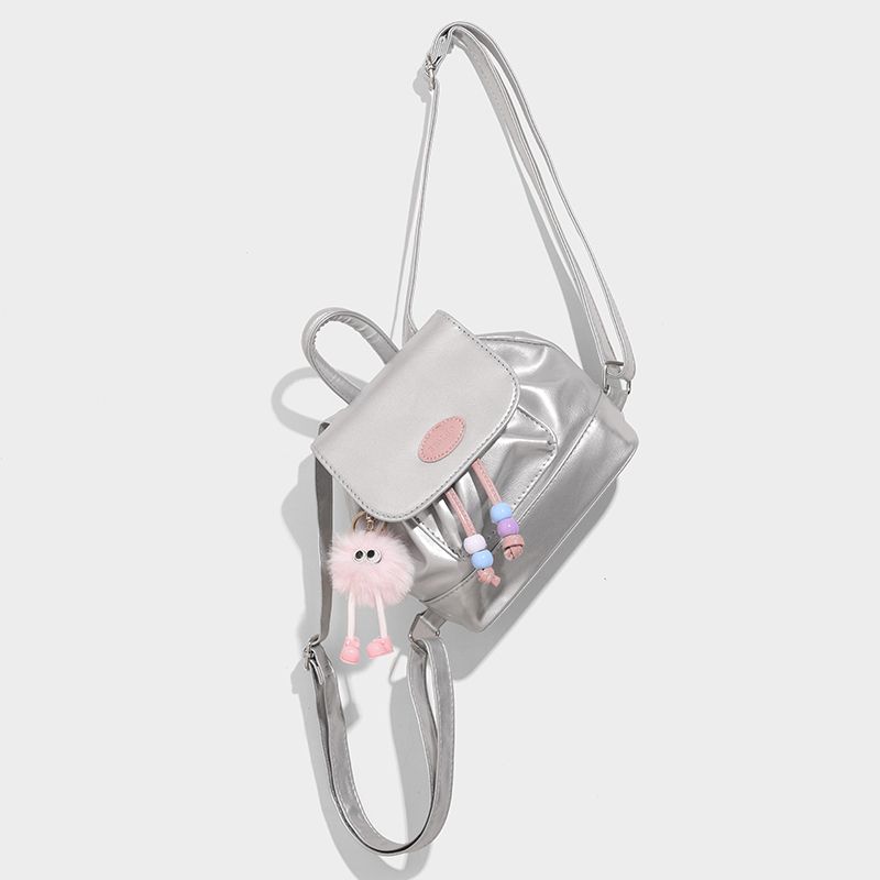 กระเป๋าเป้สะพายหลังมินิสไตล์ย้อนยุคแบบอเมริกัน / 3 สี