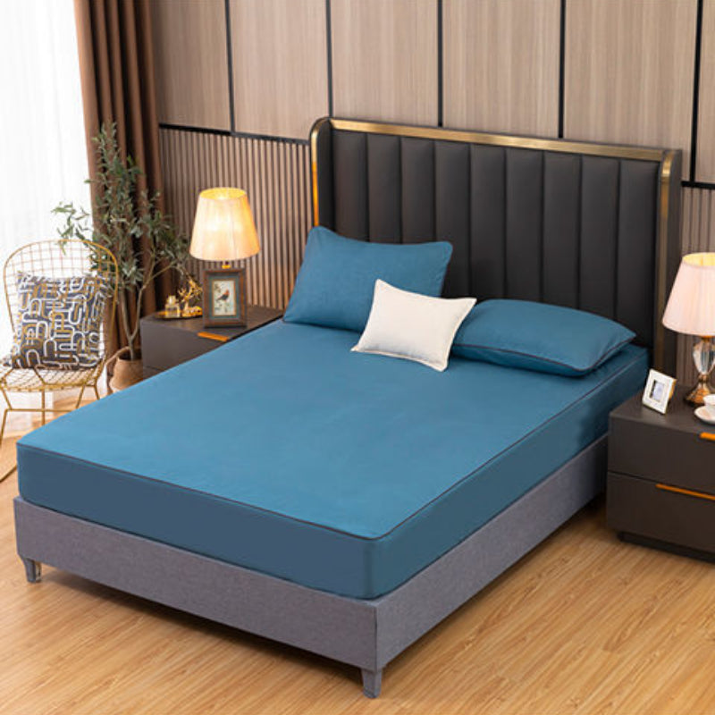 ผ้าคลุมที่นอนกันลื่นดีไซน์ยืดหยุ่น 360 องศา / 10 สี