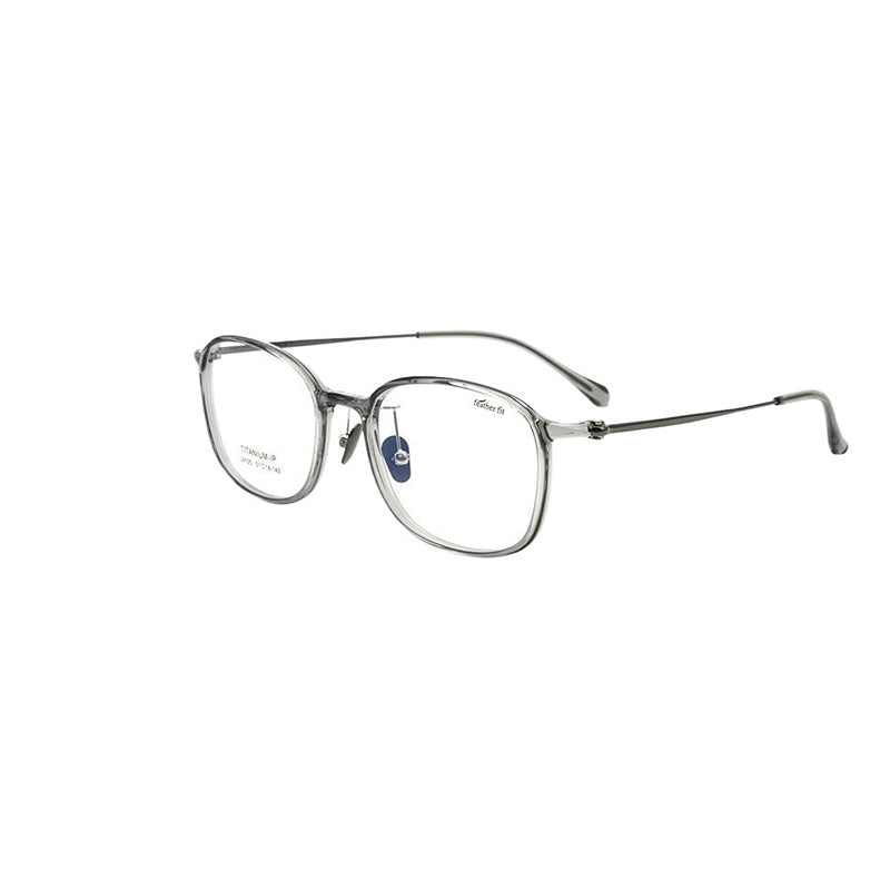 Ultra-Lightweight Classic Feather-Titanium Round Frame / 6 Colors