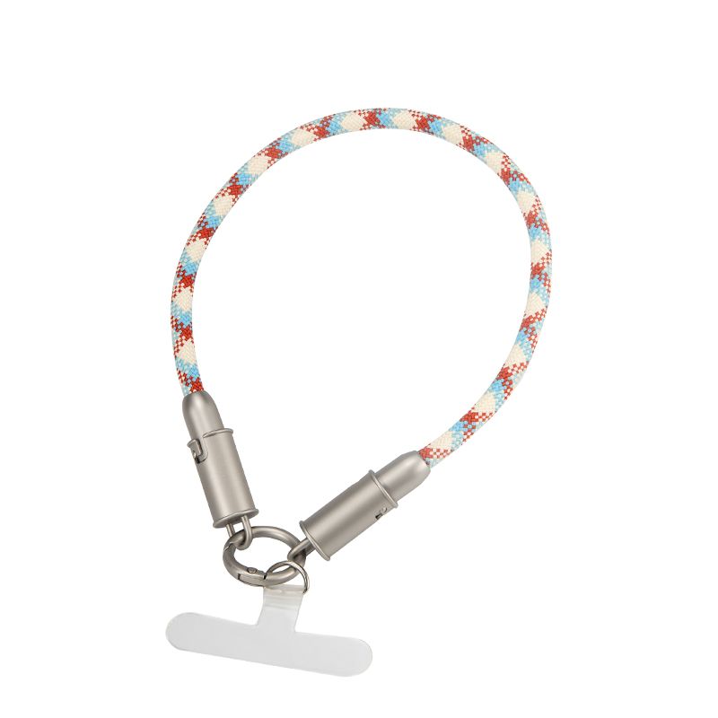 สายคล้องโทรศัพท์แบบคล้องไหล่ป้องกันการสูญหาย 2-in-1 / 4 สี