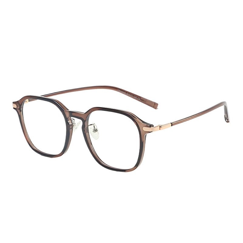 超輕時尚經典方型複合鏡框/3色