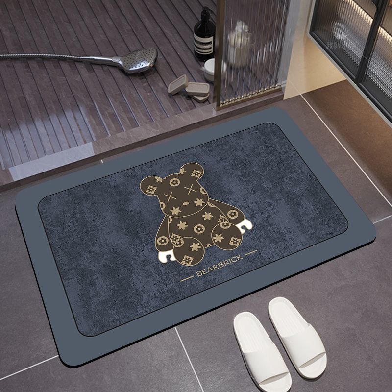 เสื่อปูพื้นกันลื่นไดอะตอมเนื้อนุ่ม/6 สี