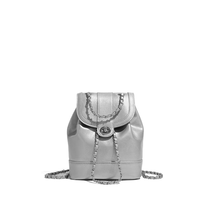 กระเป๋าเป้สะพายข้างโซ่ทอง สไตล์ชาแนล/3 สี