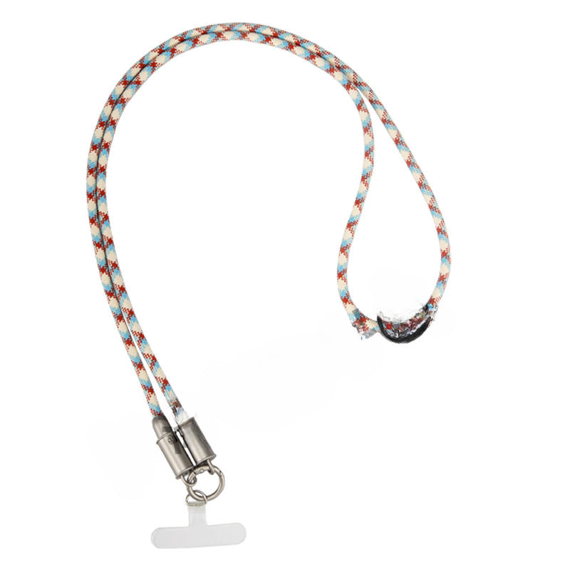 สายคล้องโทรศัพท์แบบคล้องไหล่ป้องกันการสูญหาย 2-in-1 / 4 สี