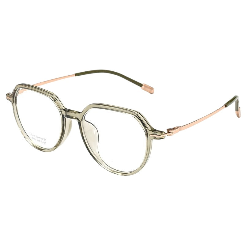 平衡配重TR純鈦多邊形鏡框/7色